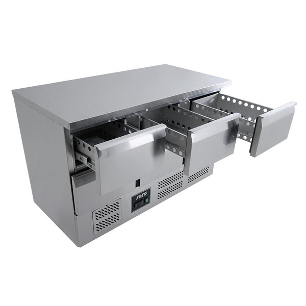 Koelwerkbank | 380L | 6 Laden (1/1 GN) | +2°C/+8°C | Geventileerd | 0.24kW | 1368x700x880(h)mm