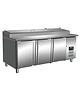 Saro Saladette | 459L | 3 Deuren (1/1 GN) | Boven 9x 1/3 GN | +1°C/+6°C | Geforceerd | 0.27kW | Klapdeksel | 1795x700x850/1042(h)mm 
