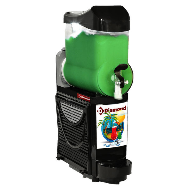 Sorbet-/Slushmachine | 10L | LED-Verlichting | Nachtmodus | 0.53kW | 200x600x840(h)mm