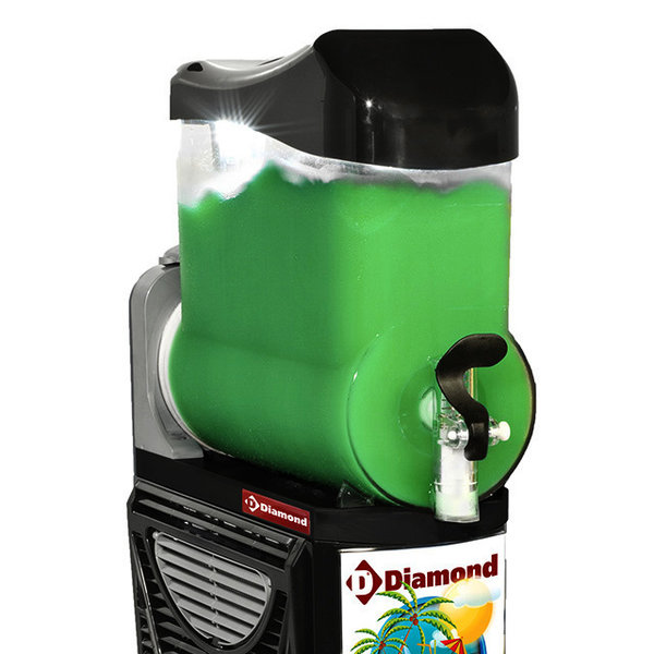 Sorbet-/Slushmachine | 10L | LED-Verlichting | Nachtmodus | 0.53kW | 200x600x840(h)mm