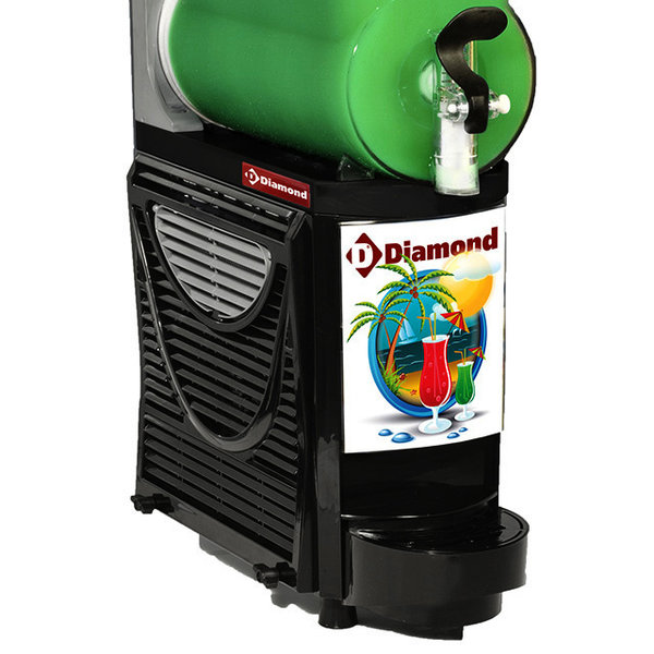 Sorbet-/Slushmachine | 10L | LED-Verlichting | Nachtmodus | 0.53kW | 200x600x840(h)mm