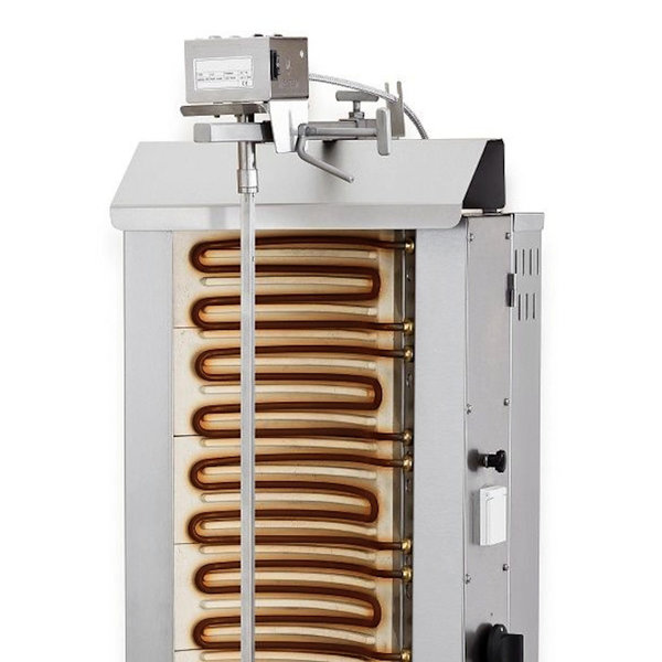 Gyros-/Dönergrill | Elektrisch (6 Hittezones) | 9.6kW | 440x550x1100(h)mm