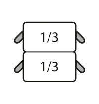 Saro Set Pastakokermanden | Saro Pastakokers | 2x 1/3 GN 