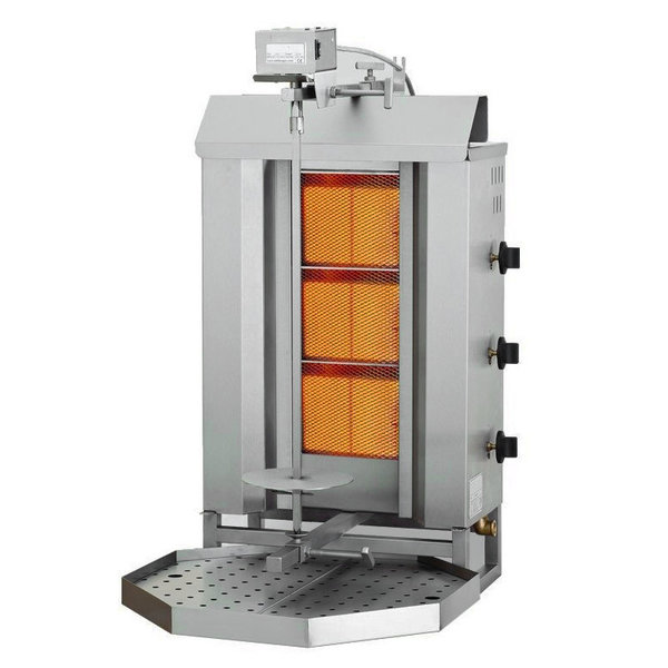 Gyros-/Dönergrill | Gas (3 Hittezones) | 9.7kW | 515x550x960(h)mm
