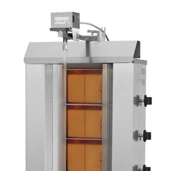 Gyros-/Dönergrill | Gas (5 Hittezones) | 16.1kW | 565x600x1280(h)mm