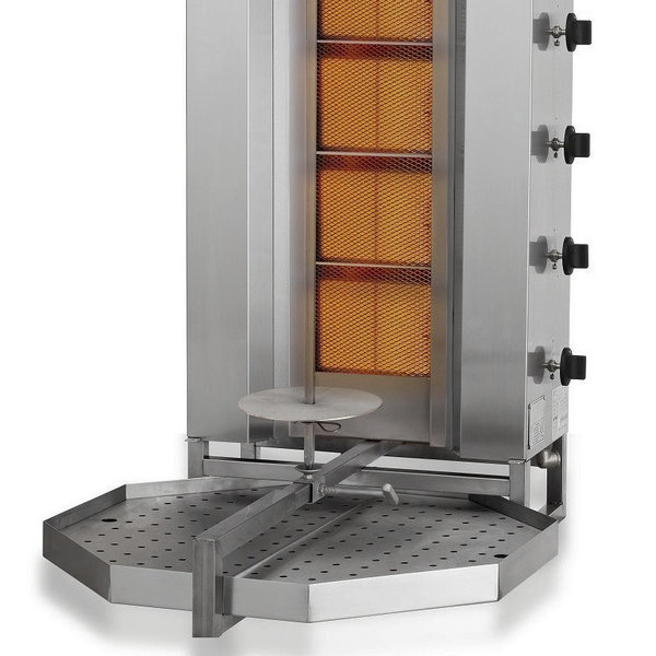 Gyros-/Dönergrill | Gas (5 Hittezones) | 16.1kW | 565x600x1280(h)mm