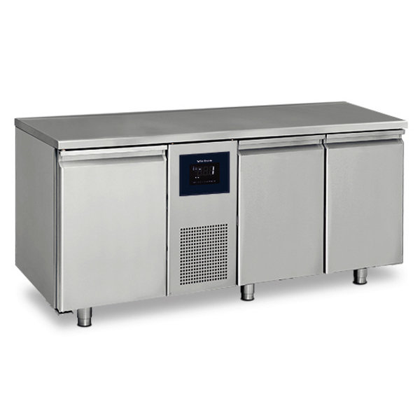 Koelwerkbank | 474L | 3 Deuren (1/1 GN) | -2°C/+8°C | Geventileerd | 0.51kW | Touchscreen + WiFi | 1785x700x850(h)mm