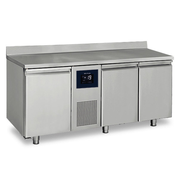 Vrieswerkbank | 474L | 3 Deuren (1/1 GN) | -10°C/-20°C | Geventileerd | 1.08kW | Touchscreen + WiFi | Achteropstand | 1785x700x850/950(h)mm