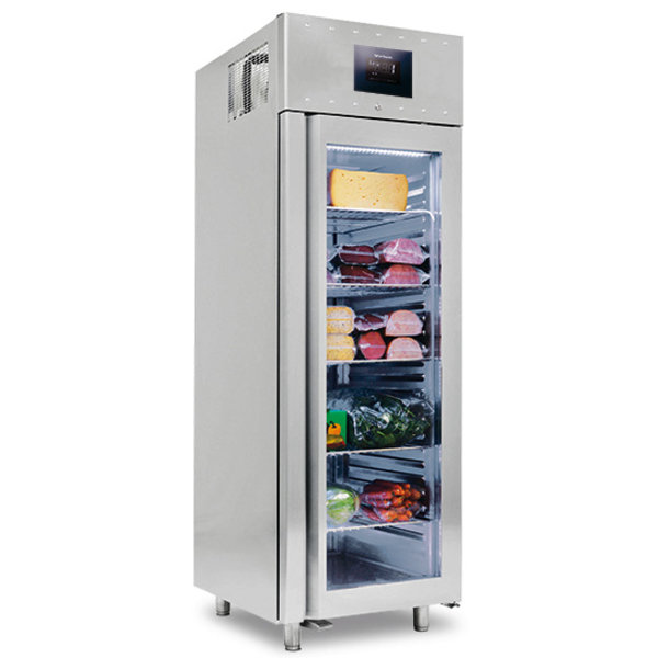 Koelkast | 700L (2/1 GN) | RVS | -2°C/+8°C | Geventileerd | 0.18kW | Touchscreen + WiFi | 700x810x2150(h)mm