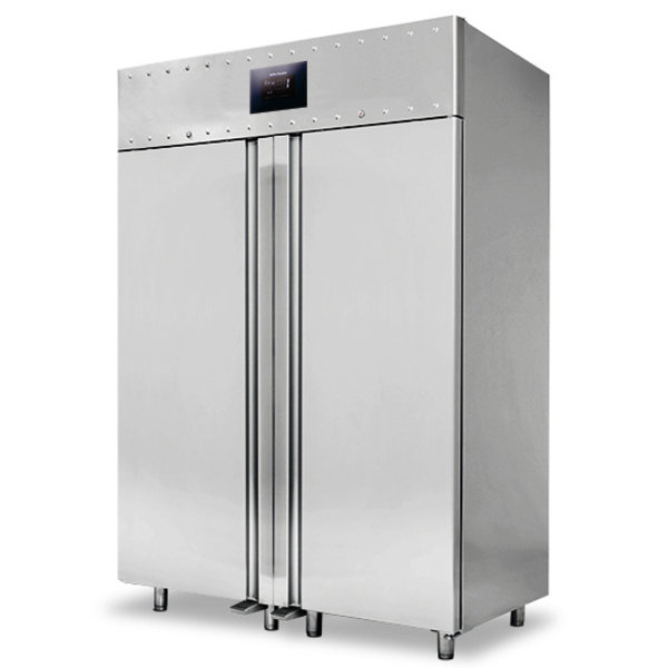 Koelkast | 1400L (2/1 GN) | RVS | -2°C/+8°C | Geventileerd | 0.28kW | Touchscreen + WiFi | Voetbediening | 1400x810x2150(h)mm