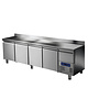 Mastro Koelwerkbank | 632L | 4 Deuren (1/1 GN) + 1 Lade | -2°C/+8°C | Geventileerd | 0.56kW | Achteropstand | 2330x700x850/950(h)mm 