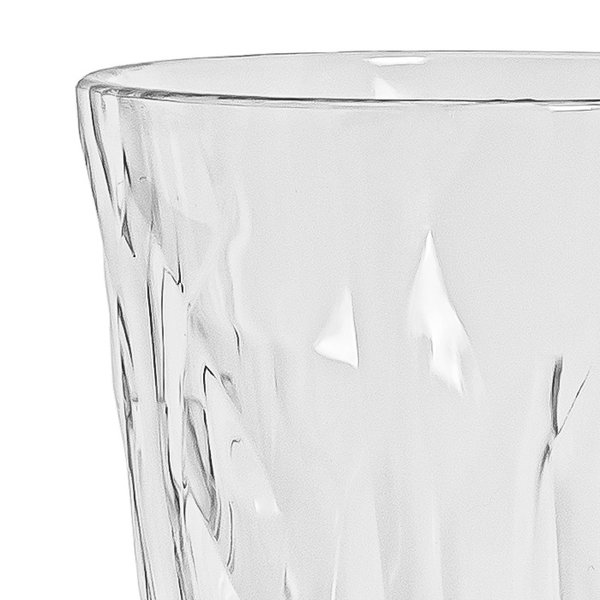 Tumblers FLOW | Crystal | 25cl | 100% Onbreekbaar | 36 Stuks | Optioneel Bedrukt | Ø87x90(h)mm