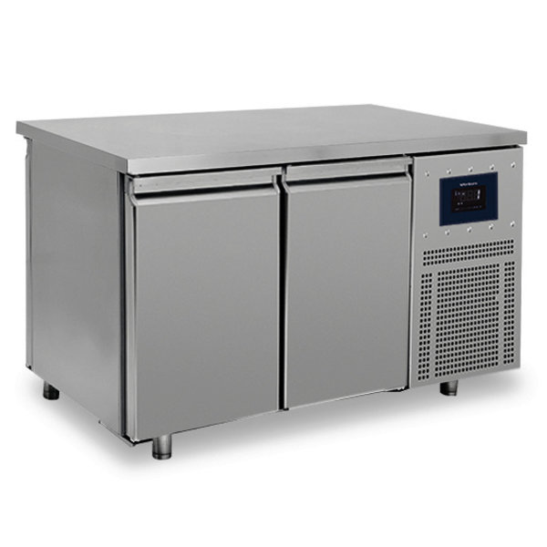 Doorgeef-Koelwerkbank | 281L | 2x 2 Deuren (1/1 GN) | -2°C/+8°C | Geventileerd | 0.18kW | Touchscreen + WiFi | 1400x700x850(h)mm