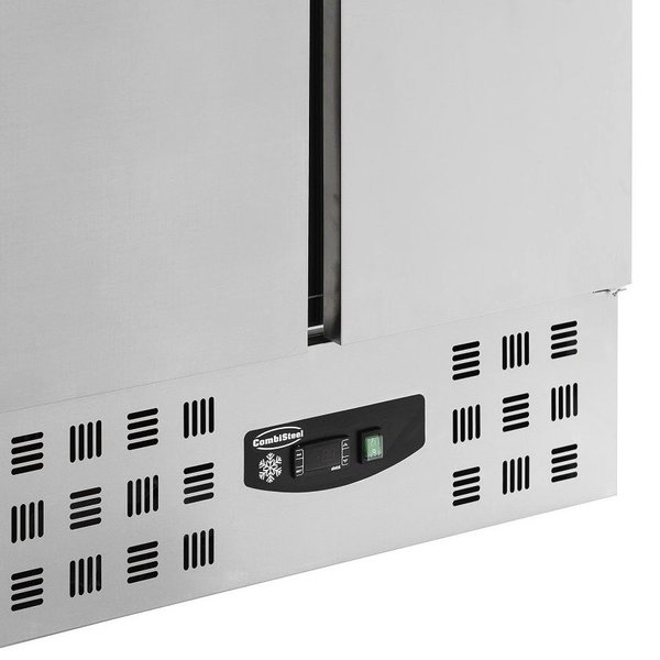 Pizzawerkbank | 230L | 2 Deuren (1/1 GN) | Boven 5x 1/6 GN | +2°C/+8°C | Statisch + Ventilator | 903x700x1090(h)mm