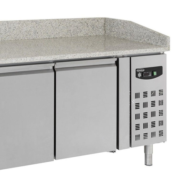 Pizzawerkbank | STANDARD LINE | 580L | 2 Deuren + 7 Deegladen (EN600x400) | +2°C/+8°C | Geforceerd | 2025x800x1000(h)mm