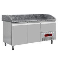 Diamond Pizzawerkbank | 270L | 2 Deuren + 1 Lade (EN600x400) | -2°C/+8°C | Statisch/Geventileerd | 0.18kW | 1610x800x856/1100(h)mm