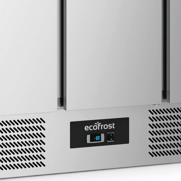 Pizzawerkbank | 350L | 3 Deuren (1/1 GN) | +2°C/+8°C | Statisch + Ventilator | 1400x700x1020(h)mm