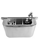 CombiSteel IJslepel Spoelbak | RVS | Wateraansluiting | Incl. IJslepeldouche + Standpijp | 410x120x270(h)mm 
