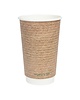 Vegware Koffiebekers | Dubbelwandig | Composteerbaar PLA/Papier | 455ml | 400 Stuks | Ø89x135mm 