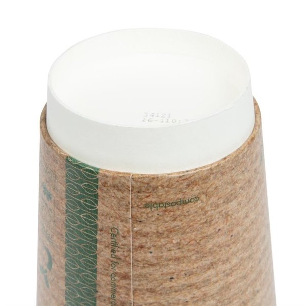 Koffiebekers | Dubbelwandig | Composteerbaar PLA/Papier | 455ml | 400 Stuks | Ø89x135mm