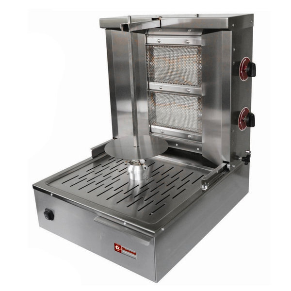Donergrill| Gas (2 Branders) | Max. 20 kg | 580x660x695(h)mm