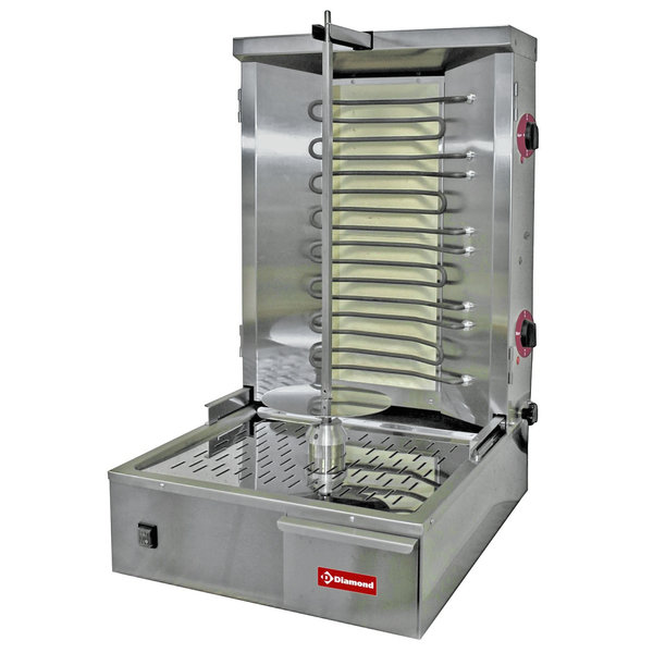 Donergrill | Elektrisch (2 Elementen) | Max. 35 kg | 580x660x870(h)mm