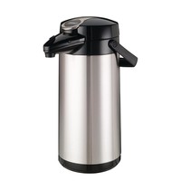 Bravilor Bonamat Thermoskan | RVS/Zwart | 2.2L | Dubbelwandig | Pomp | Ø164x378mm