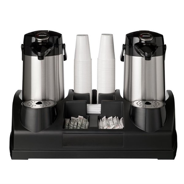 Thermoskan | RVS/Zwart | 2.2L | Dubbelwandig | Pomp | Ø164x378mm