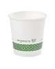 Vegware Espressobekers | Composteerbaar PLA/Papier | 113ml | 1000 Stuks | Ø62x62mm 