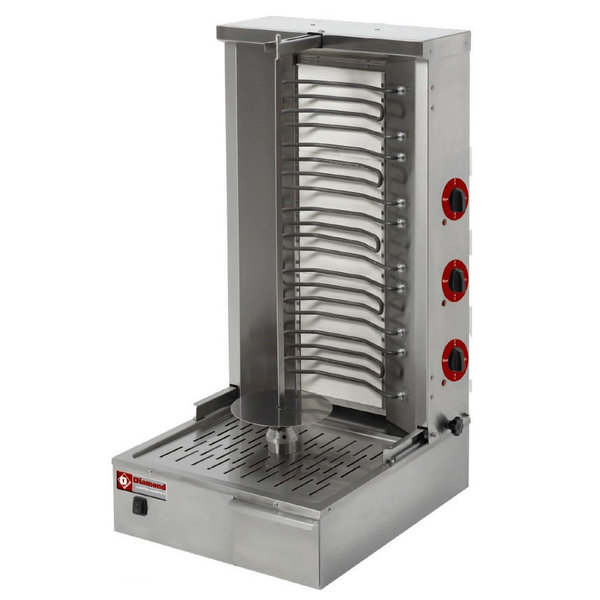 Donergrill | Elektrisch (3 Elementen) | Max. 55 kg | 580x660x1045(h)mm