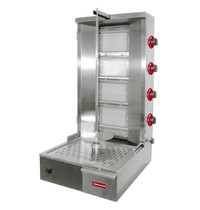 Diamond Donergrill | Gas (4 Branders) | Max. 55 kg | 580x660x1045(h)mm