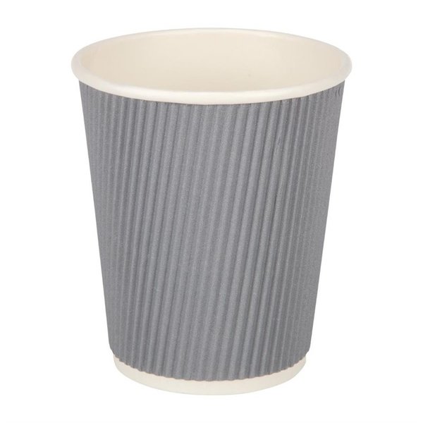 Koffiebekers | Recyclebaar Golfkarton | 225ml | 25 Stuks | Ø79x90mm