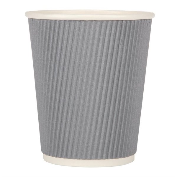 Koffiebekers | Recyclebaar Golfkarton | 225ml | 25 Stuks | Ø79x90mm