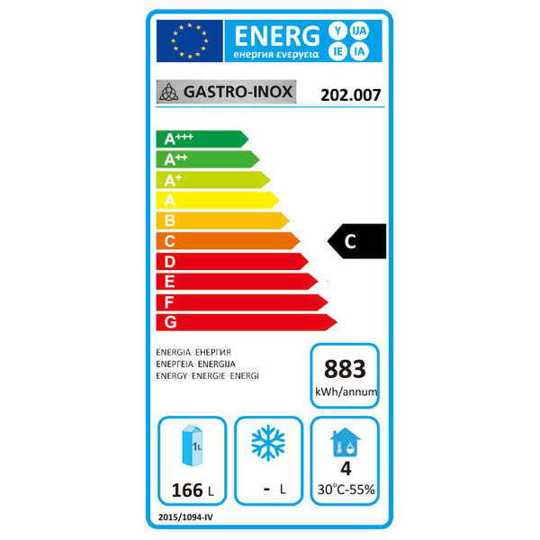Pizzawerkbank | 302L | 2 Deuren (1/1 GN) | +2°C/+8°C | Geforceerd | Wielen | 1045x700x1050(h)mm