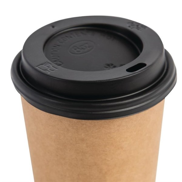 Deksels | Fiesta Recyclable Koffiebekers 225ml | 50 Stuks | Ø79x16mm