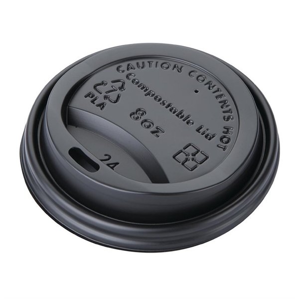 Deksels | Fiesta Compostable Koffiebekers 225ml GAS-DS056 | 50 Stuks | Ø83mm
