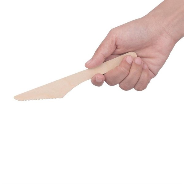 Bestekset | Composteerbaar Hout | 250 Stuks | 85(l)mm