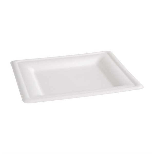 Borden | Composteerbaar Bagasse | 50 Stuks | 261x261mm