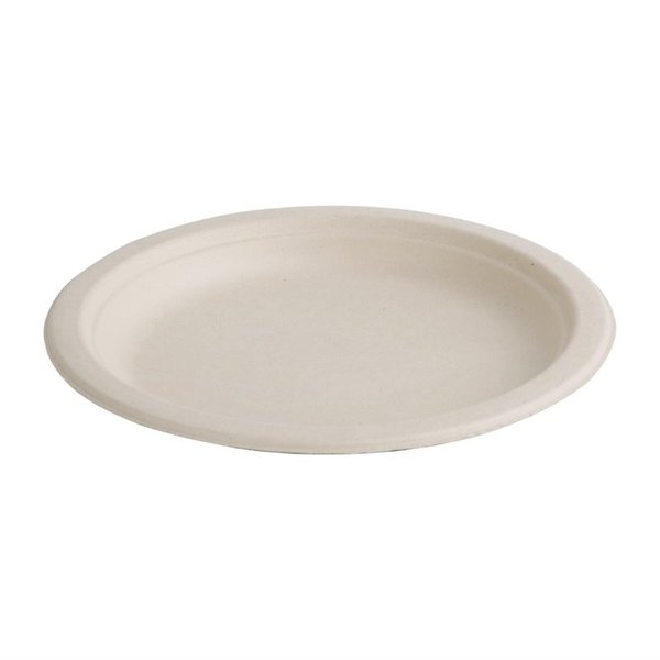 Borden | Composteerbaar Bagasse | 50 Stuks | Ø260mm
