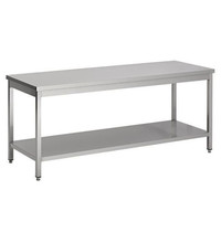 CombiSteel RVS Werktafel | Bodemschap | 1600x600x600(h)mm