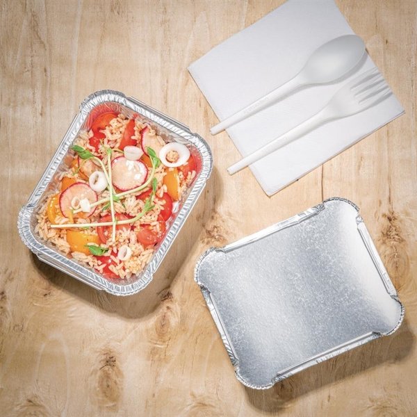 Afhaalbakjes | Aluminium | 450ml | 500 stuks | 145x120x45mm