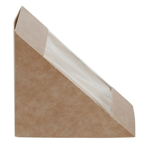 Sandwichverpakkingen | PLA-Venster | Composteerbaar Papier | 500 stuks