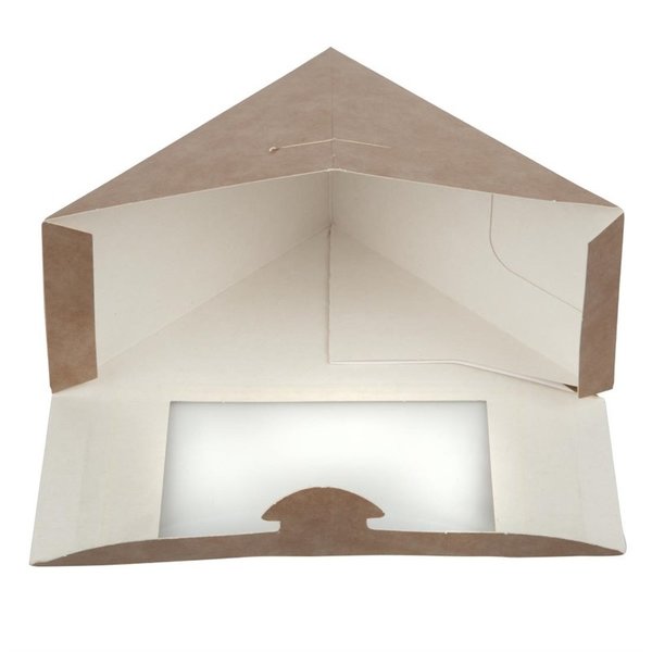 Sandwichverpakkingen | PLA-Venster | Composteerbaar Papier | 500 stuks