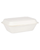 Fiesta Compostable Maaltijddozen | Composteerbaar Bagasse | 250 stuks | 182x135x66mm 