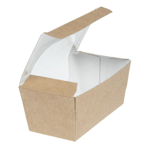 Gebaksdoosjes | Composteerbaar PLA/Papier | 500 stuks | 86x42x45mm