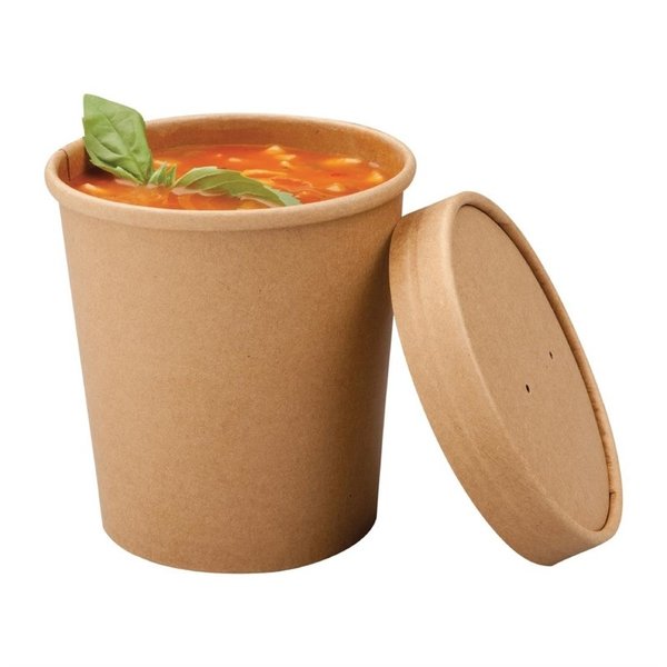 Soepkommen | Composteerbaar Karton | 450ml | 500 stuks