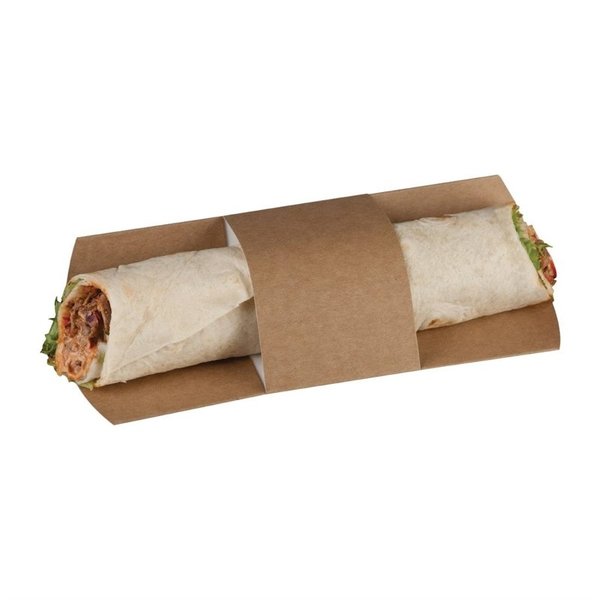 Tortillabakjes | Composteerbaar Papier | 1000 stuks | 225x103mm