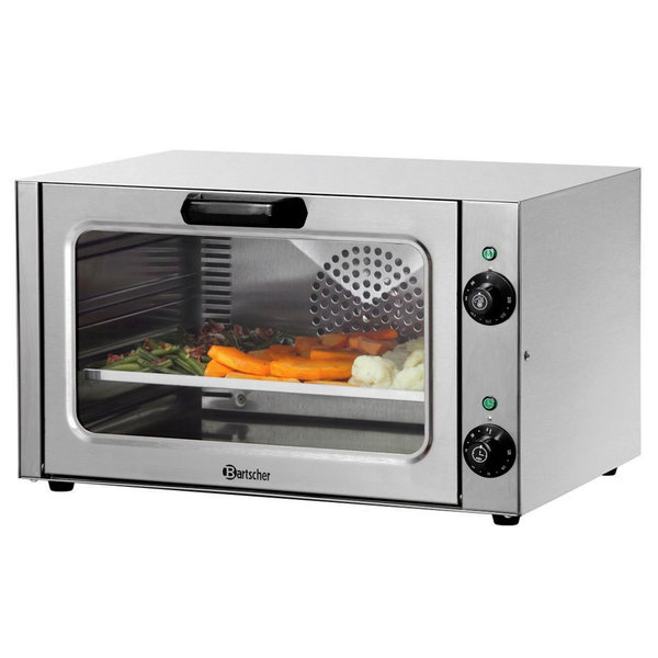 Heteluchtoven | 4 Niveaus (400x290) | Elektrisch | 50°C/250°C | 2.5kW (230V) | 530x495x320(h)mm