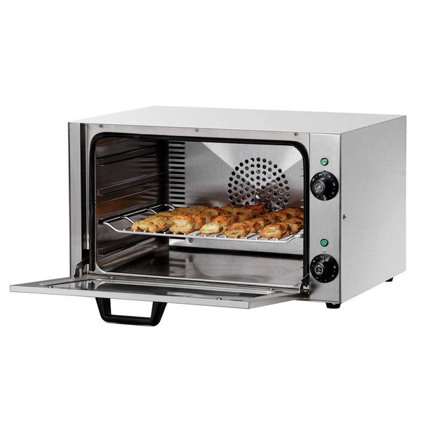 Heteluchtoven | 4 Niveaus (400x290) | Elektrisch | 50°C/250°C | 2.5kW (230V) | 530x495x320(h)mm
