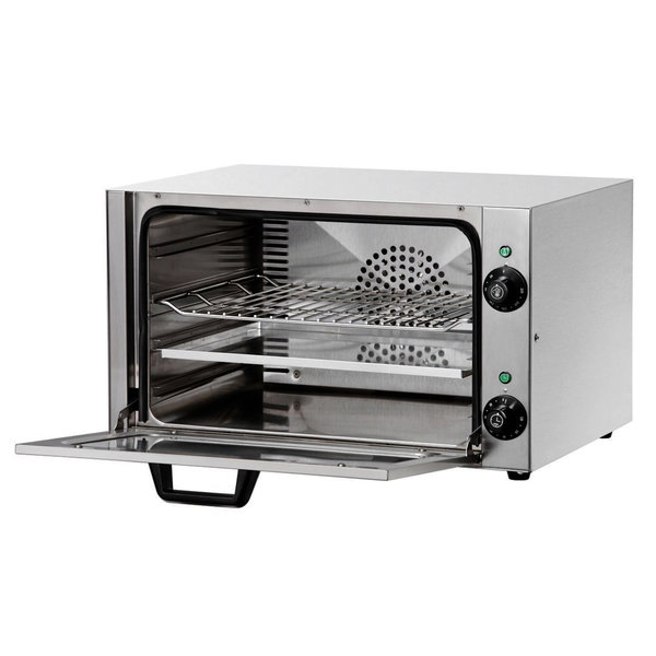 Heteluchtoven | 4 Niveaus (400x290) | Elektrisch | 50°C/250°C | 2.5kW (230V) | 530x495x320(h)mm